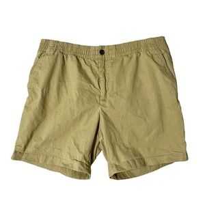 Tommy Hilfiger THFLEX 7" Elastic Waist Khaki Chino Shorts Men's Size XL …